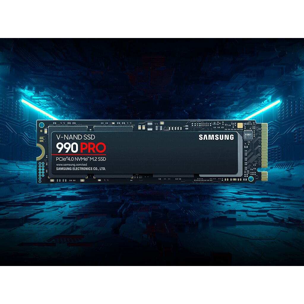 SAMSUNG SSD 2TB M.2 80mm PCI-e 4.0 x4 NVMe, V-NAND, Samsung 990 PRO MZ-V9P2T0BW