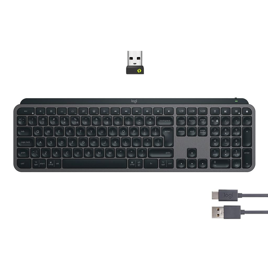 LOGITECH Tastiera MX Keys S, grafite, SLO