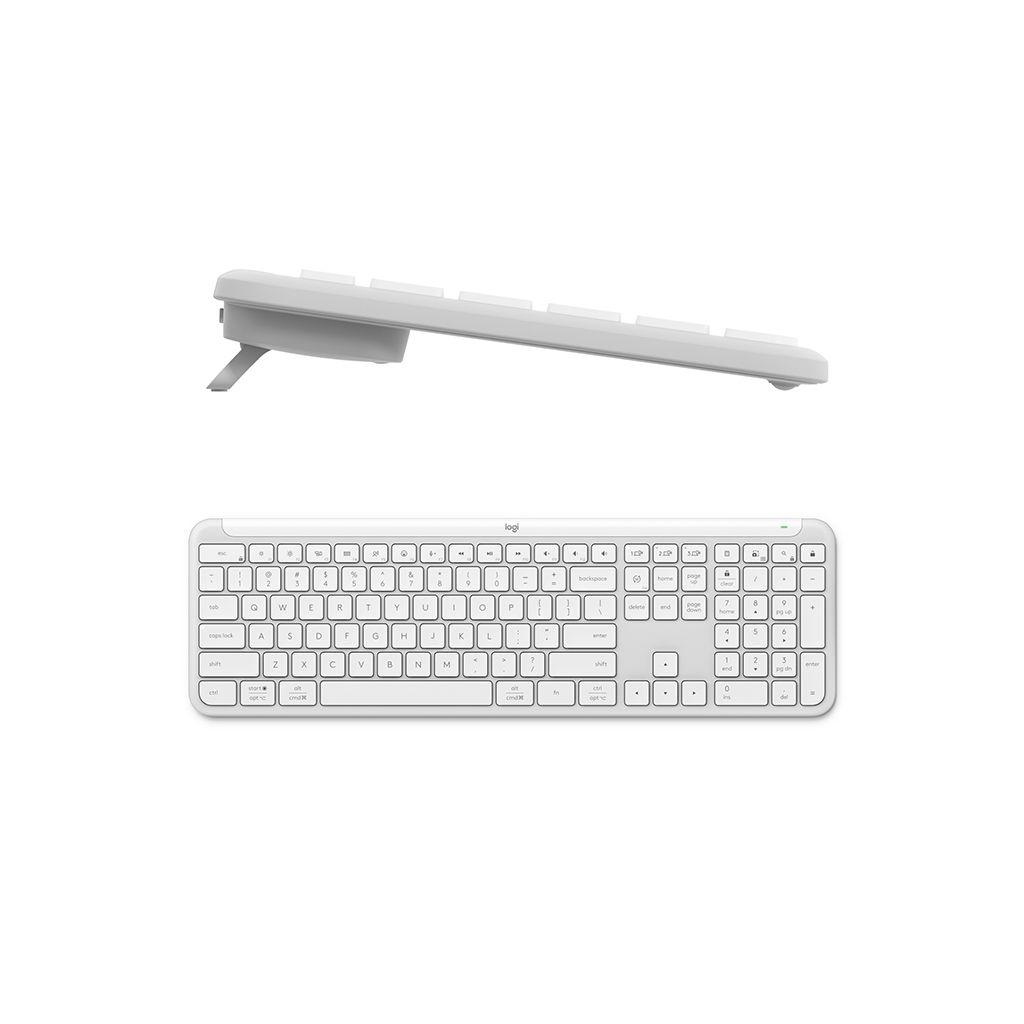 LOGITECH Tastiera e mouse Firma Slim Combo MK950, bianco, SLO g.