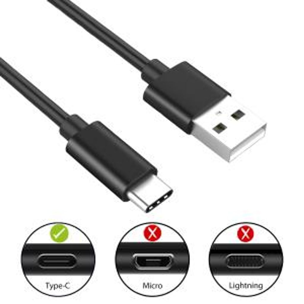 EWENT USB 2.0 Un cavo in USB-C, 1,8 m - nero