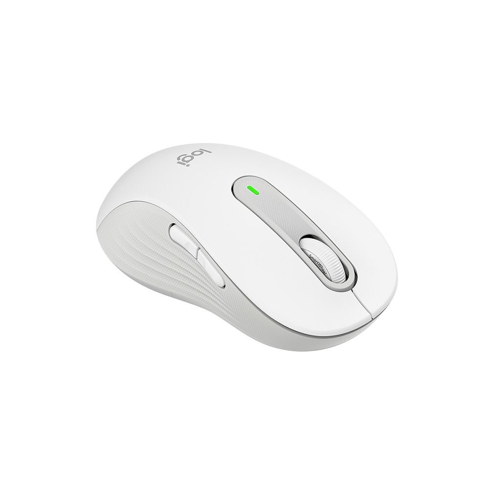 LOGITECH Mouse Signature M650, taglia L, Bluetooth, SINISTRA - bianco