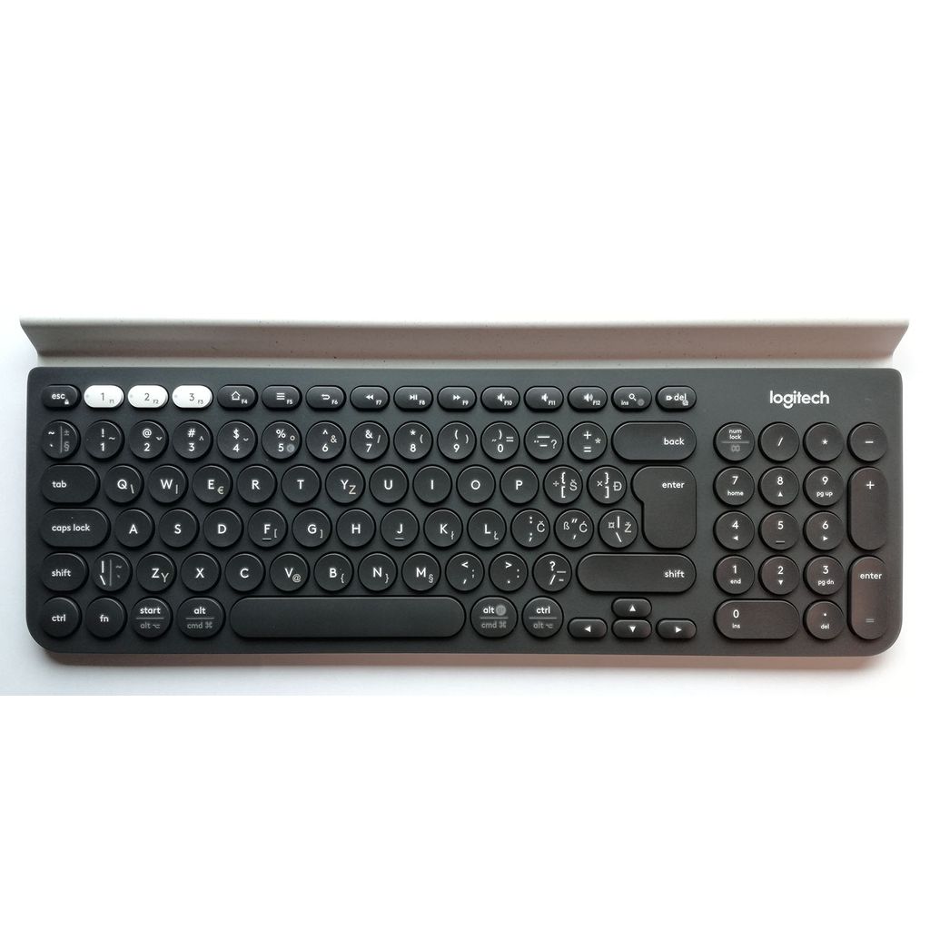 LOGITECH Tastiera K780 Multi-dispositivo, wireless, nero/bianco