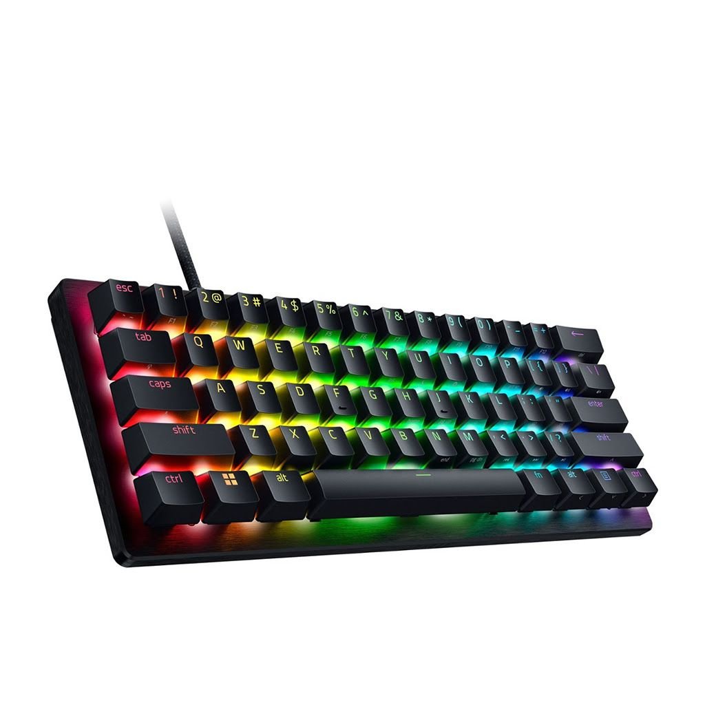 RAZER Tastiera Cacciatore V3 Pro Mini, RGB, PBT, Interruttori analogici Gen2, US SLO g.