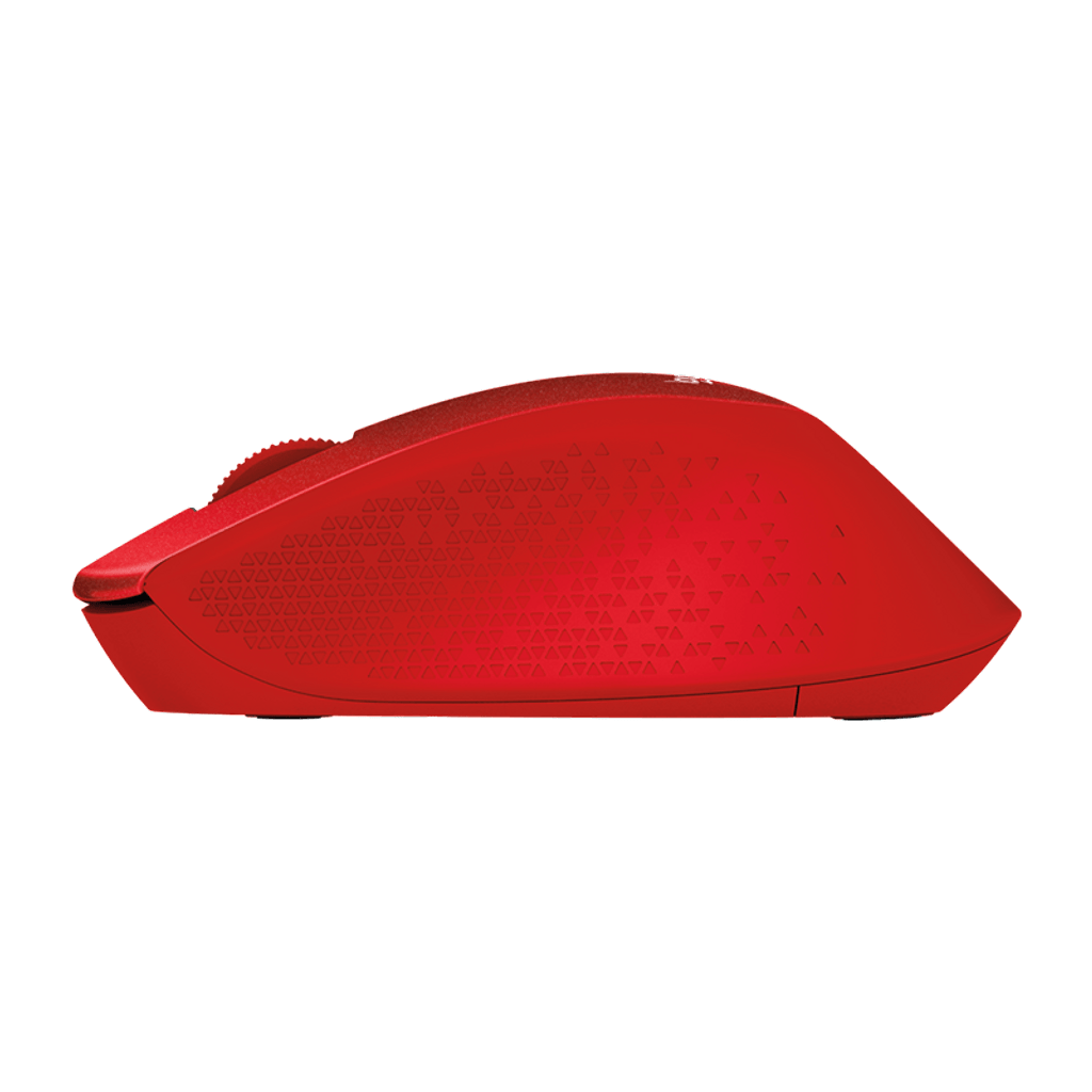 LOGITECH Mouse M330 Silent Plus, rosso