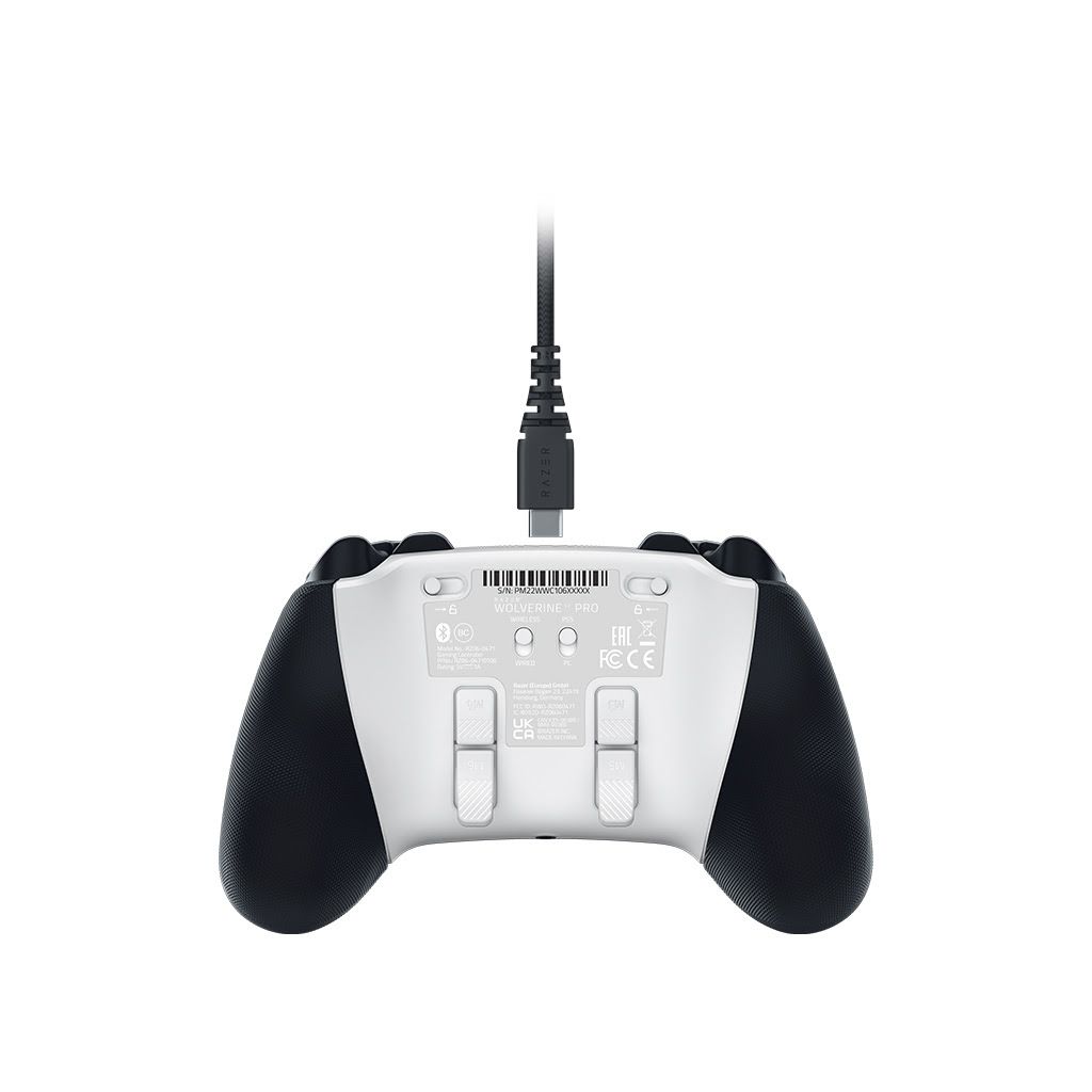 RAZER Wolverine V2 Pro Controller, PlayStation, PC, bianco