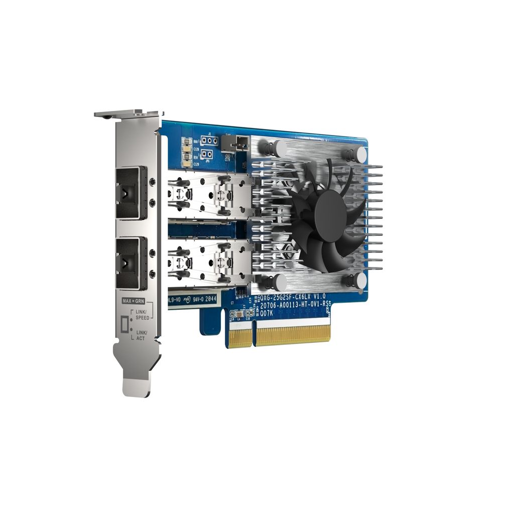 Scheda di rete QNAP 25GbE, 2x SFP28