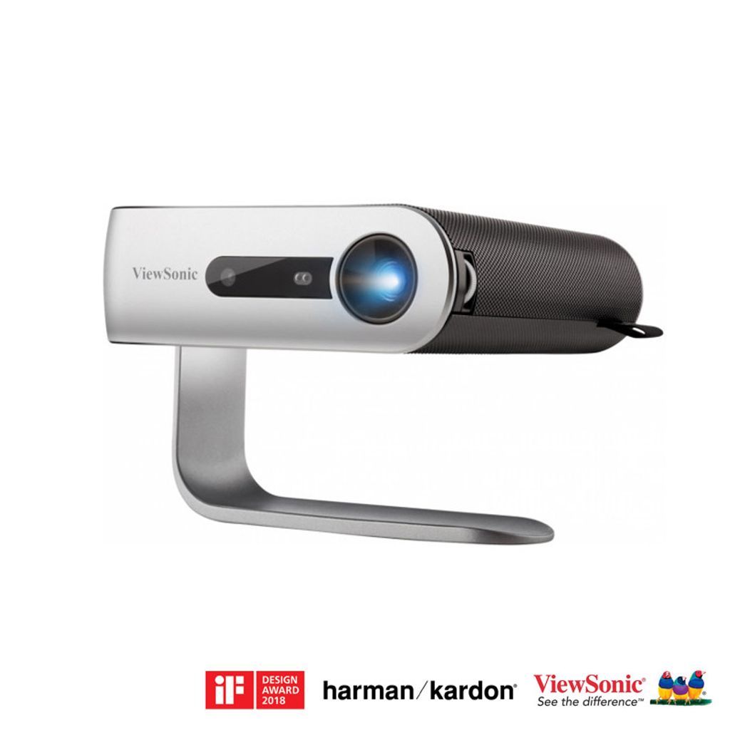 VIEWSONIC proiettore portatile M1+ WVGA 300A 120000:1 LED harman/cardon WiFi/Bluetooth 