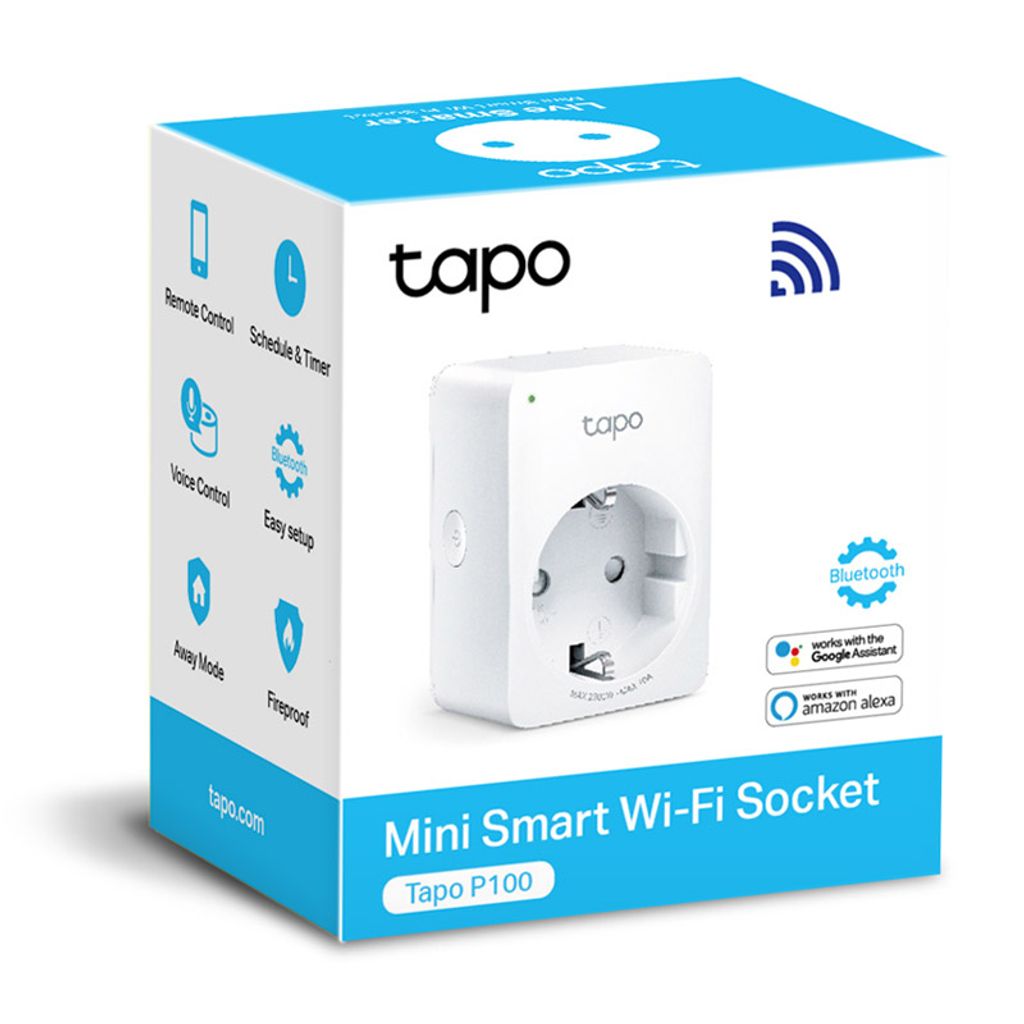 TP-LINK rubinetto bianco P100 Mini presa Wi-Fi intelligente 