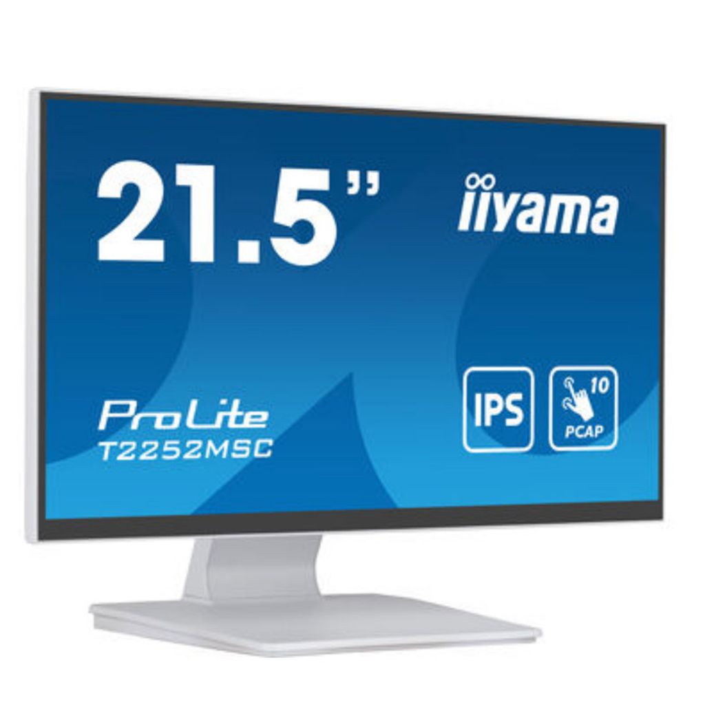 IIYAMA ProLite T2252MSC-W2 54,5cm (21,5") FHD IPS LED altoparlanti bianco per toccare display interattivo