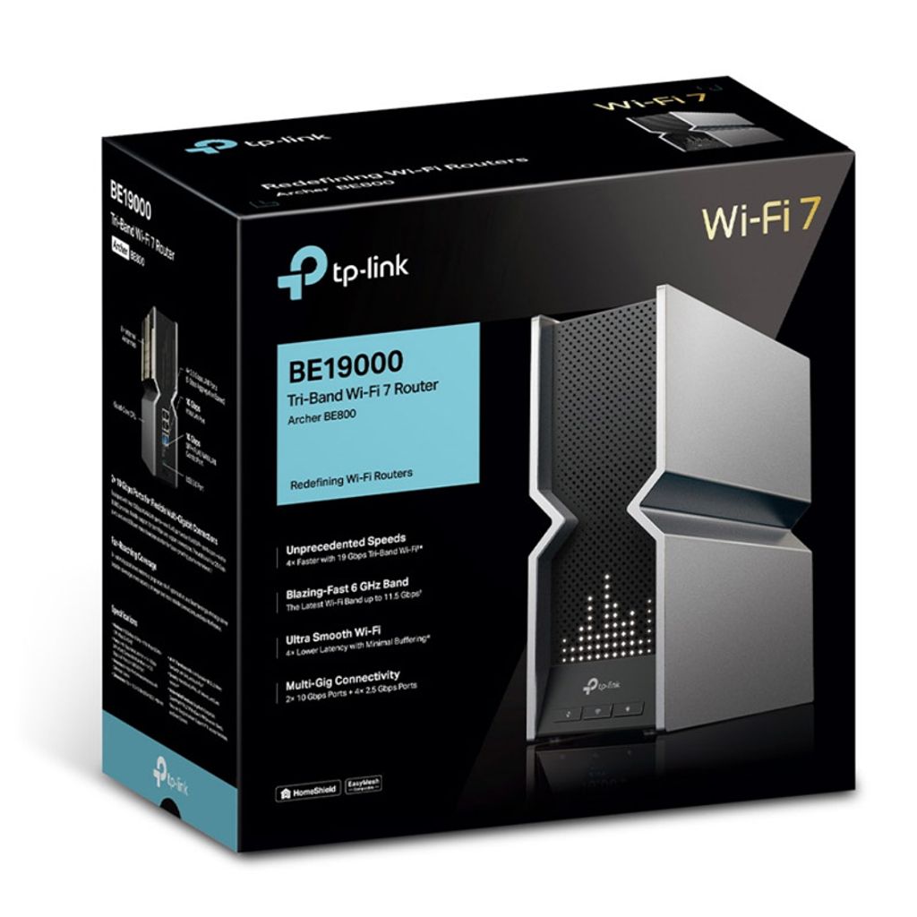 ASUS Archer BE800 BE19000 Tri-Band Wi-Fi 7 19Gbps wireless VPN router-router/punto di accesso