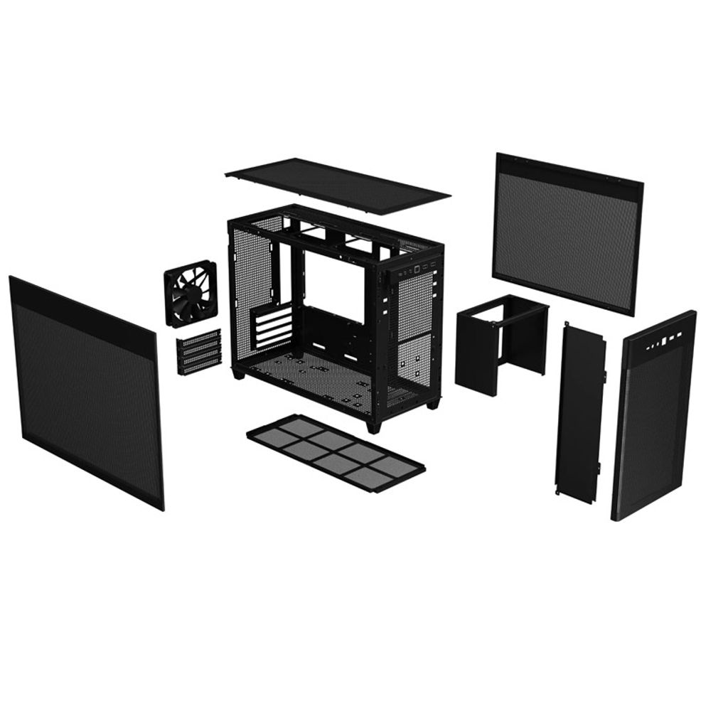 ASUS Prime AP201 MicroATX alloggiamento nero 