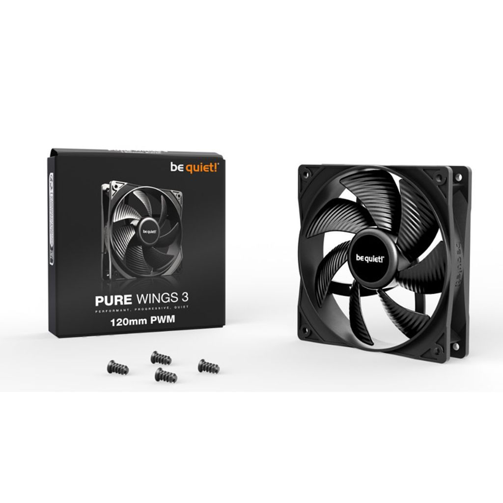 Stai QUIET! Alette Pure 3 (BL105) 120mm 4 pin PWM ventilatore nero