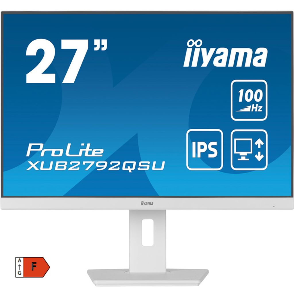 IIYAMA ProLite XUB2792QSU-W6 68,5cm (27") 100Hz 2K IPS LED LCD HDMI/DP altoparlanti Monitor