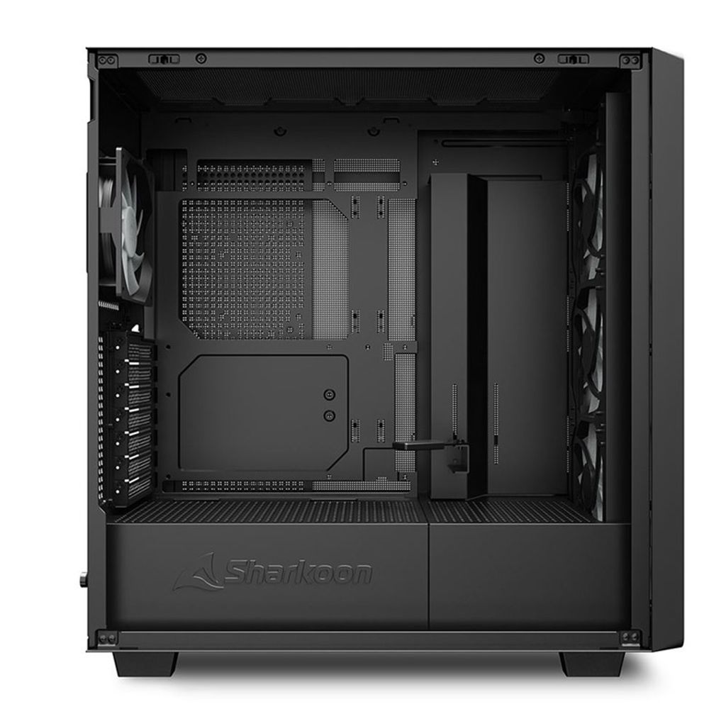 SHARKOON REBEL C70G midiATX RGB finestra nero/marrone alloggiamento di gioco