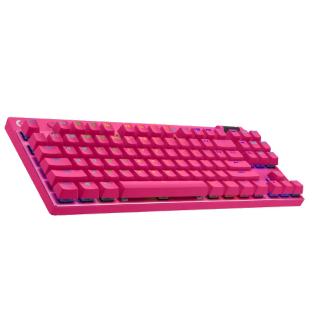 LOGITECH PRO X TKL LIGHTSPEED Wireless RGB Tactile Meccanico gioco slot tastiera rosa