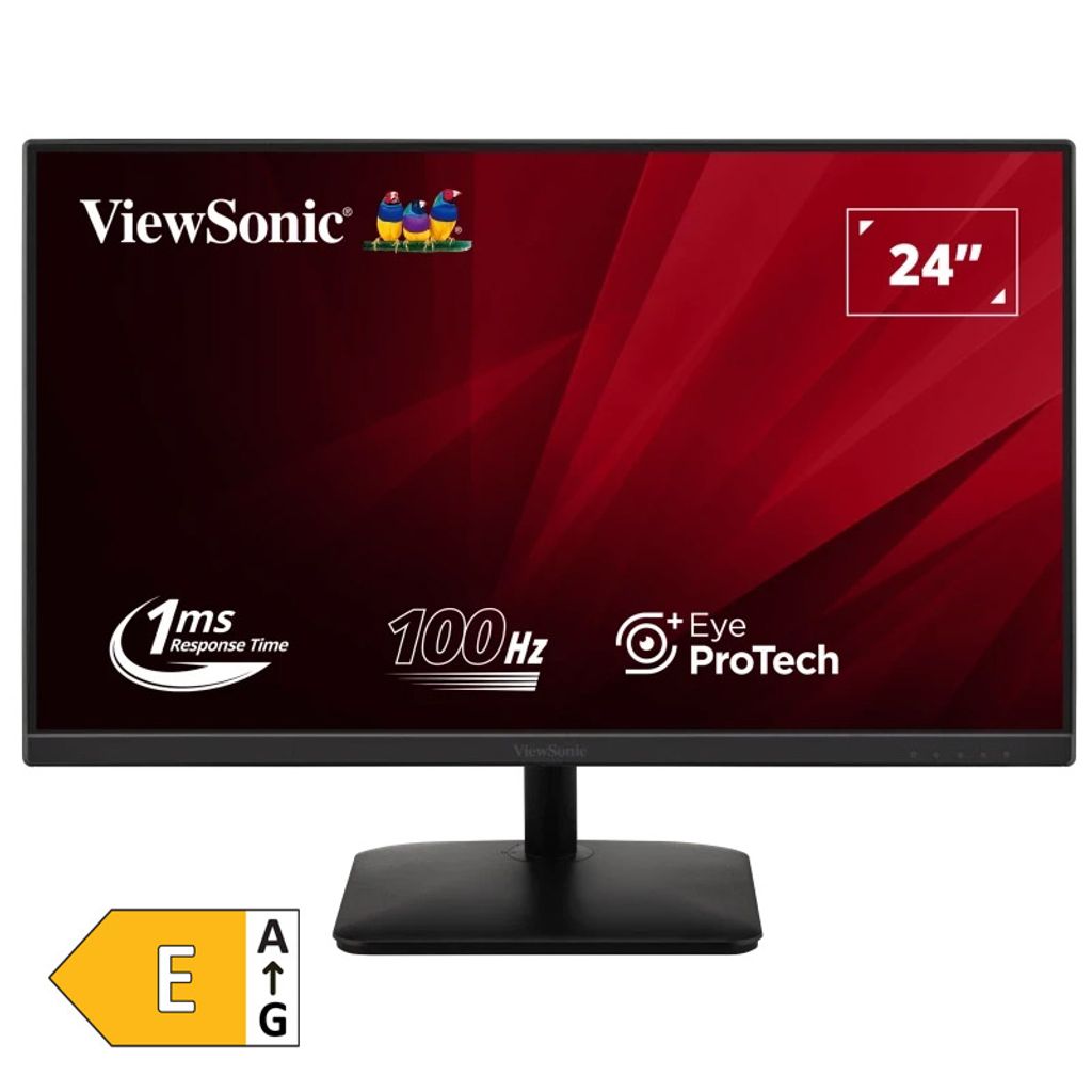 VIEWSONIC monitor con altoparlanti VA2408-MHDBH 60,96 cm (24") FHD IPS 100Hz