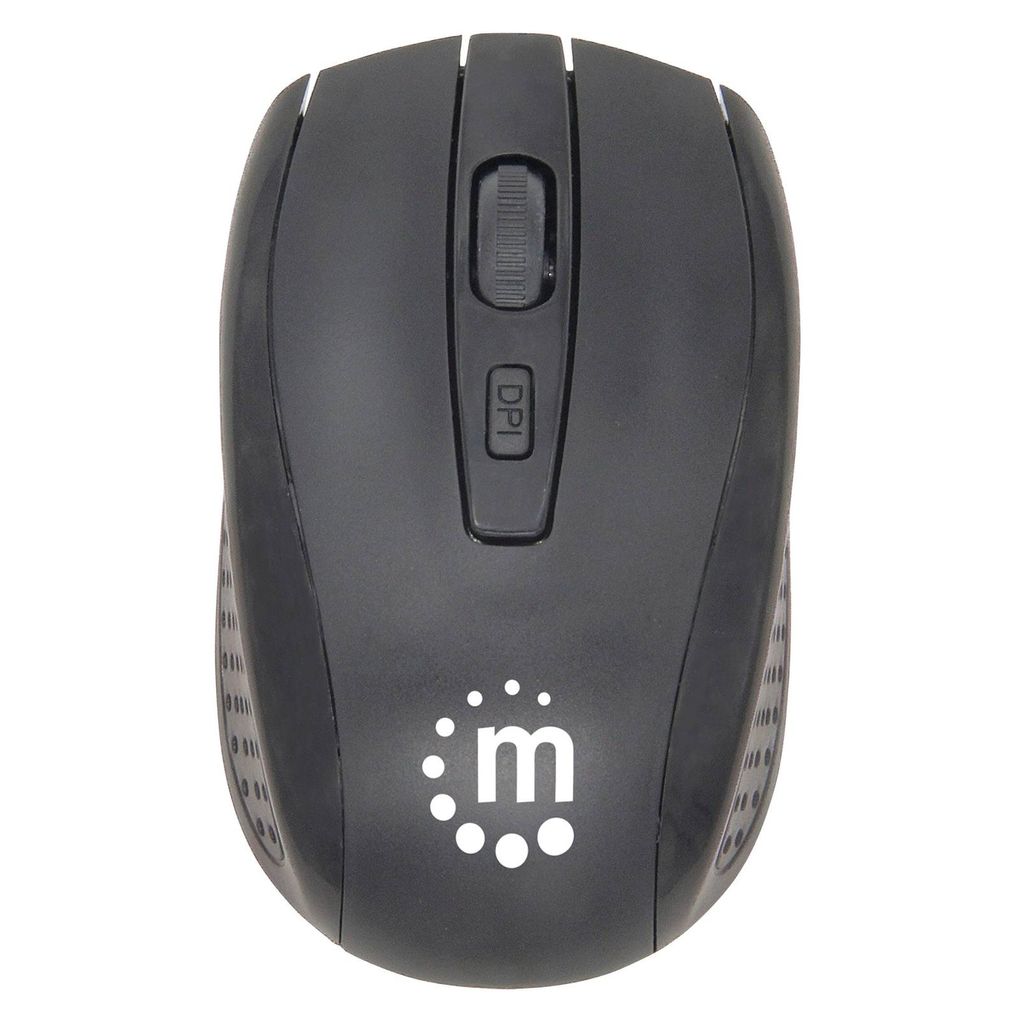 MANHATTAN Tastiera wireless e mouse ottico, caratteri SLO, USB, 1600 dpi, nero