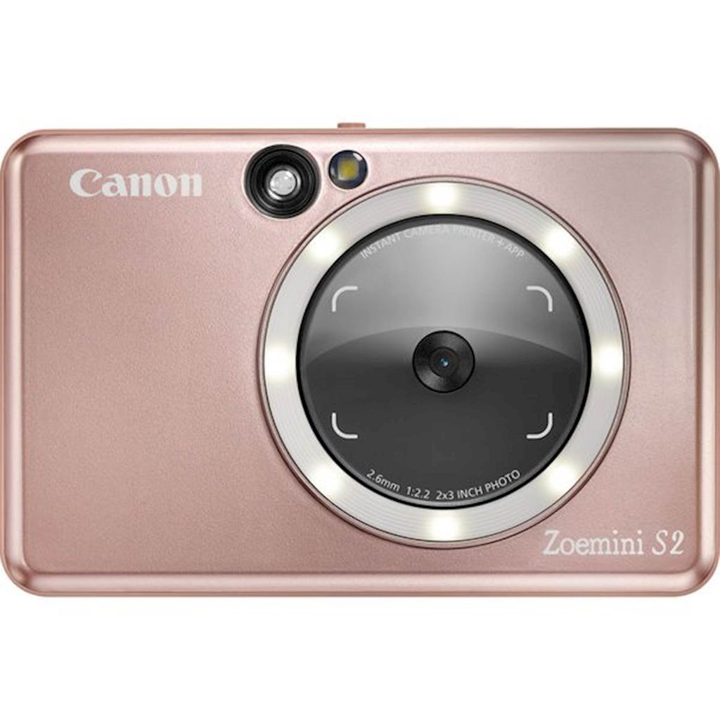 CANON Macchina fotografica con stampante rosa ZOEMINI S2 integrata