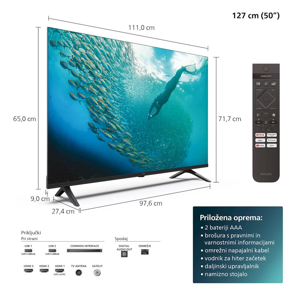 PHILIPS TV LED TV (50PUS7009)