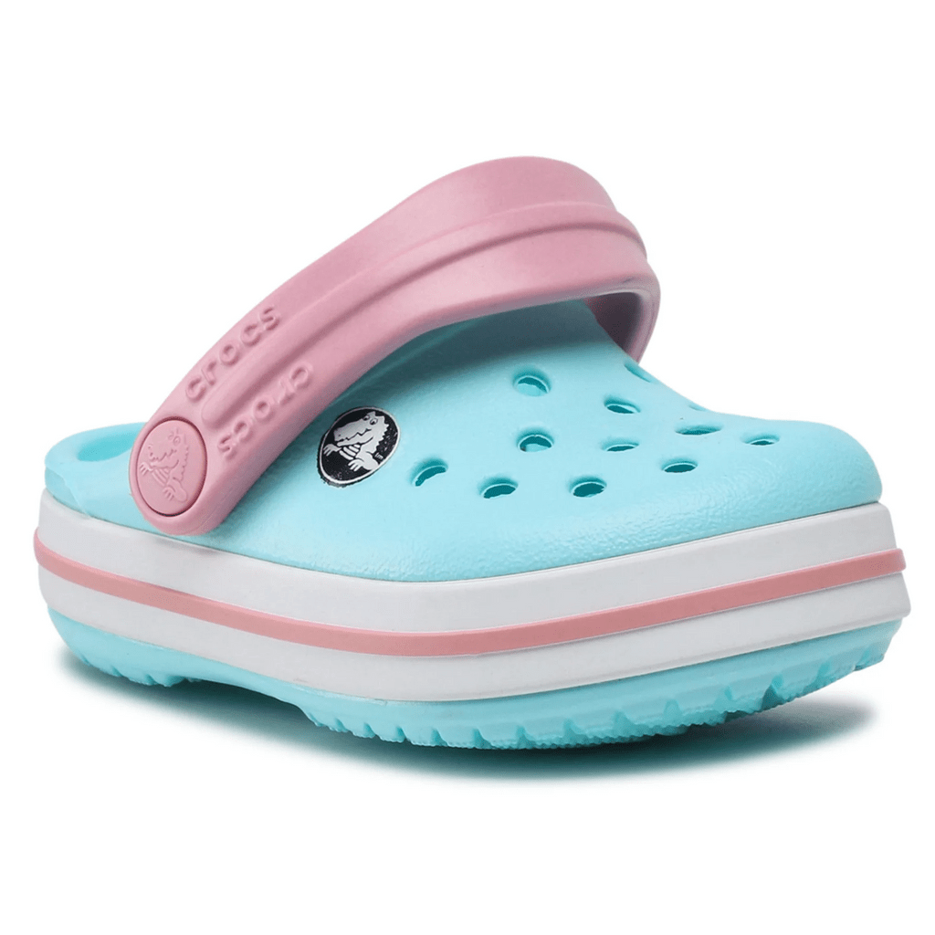 CROCS Coke Crocband Clog T - Ice Blue/White No 25-26