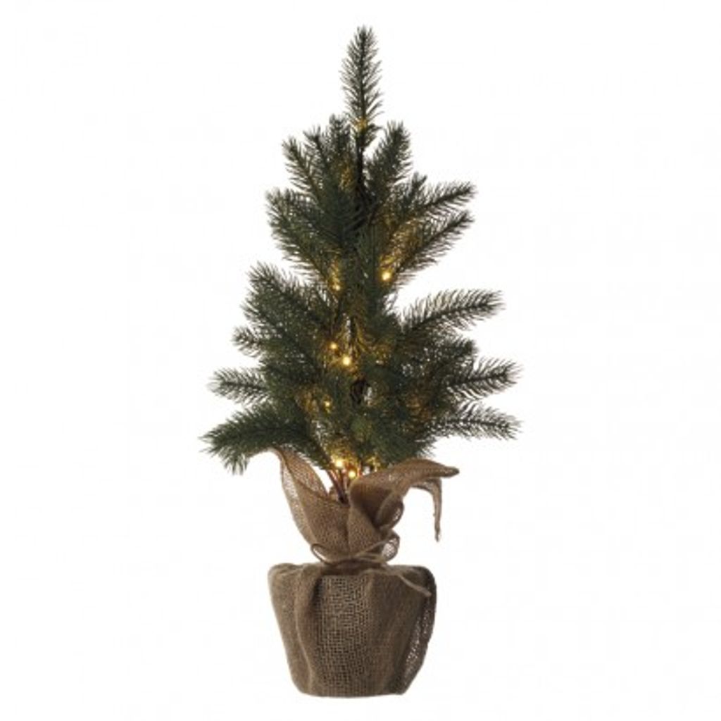 EMOS Decorazione a LED - albero di Natale, 52cm, 3×AA, interno, caldo bianco ZY2245