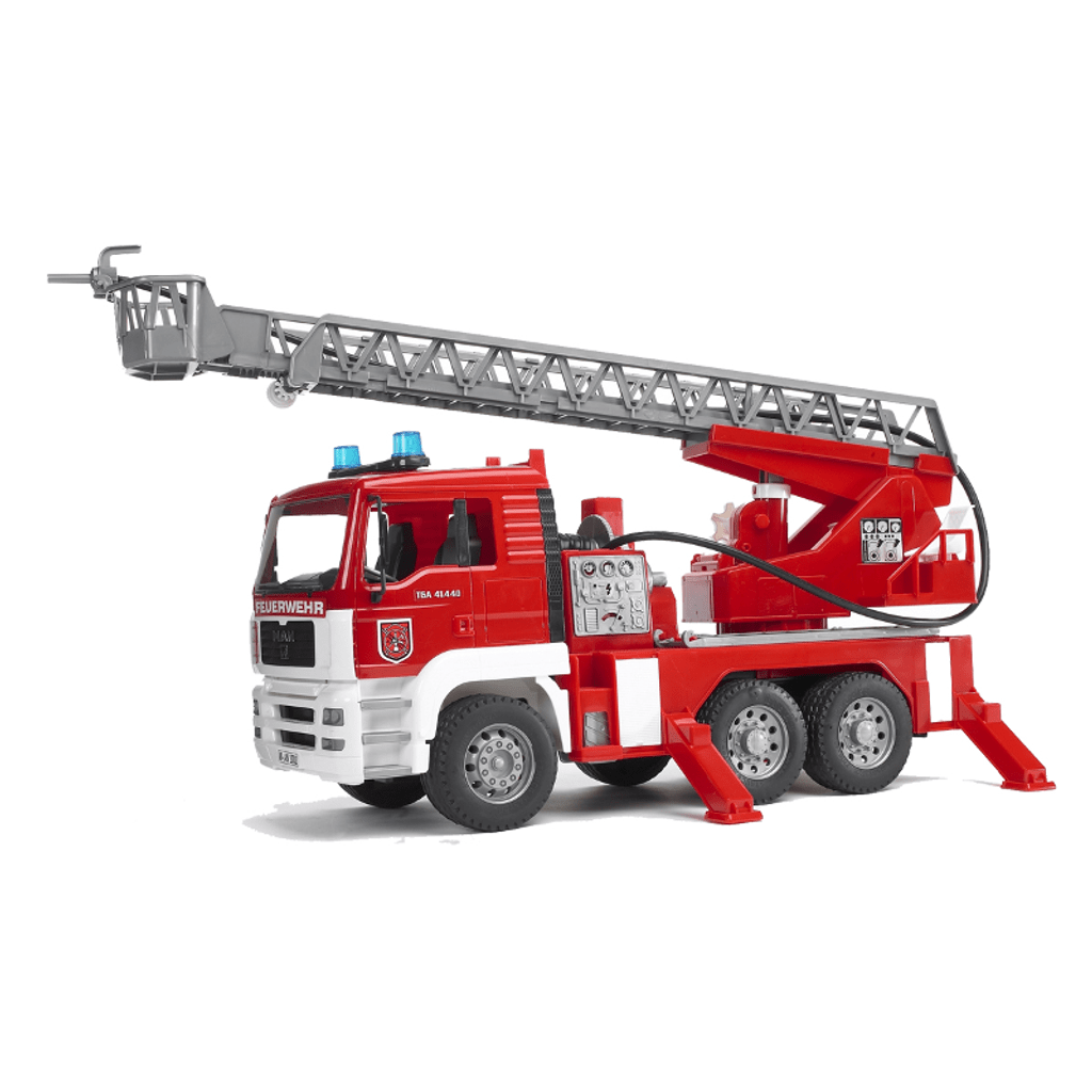 BRUDER Camion Uomo - Fireman con scala (suono)