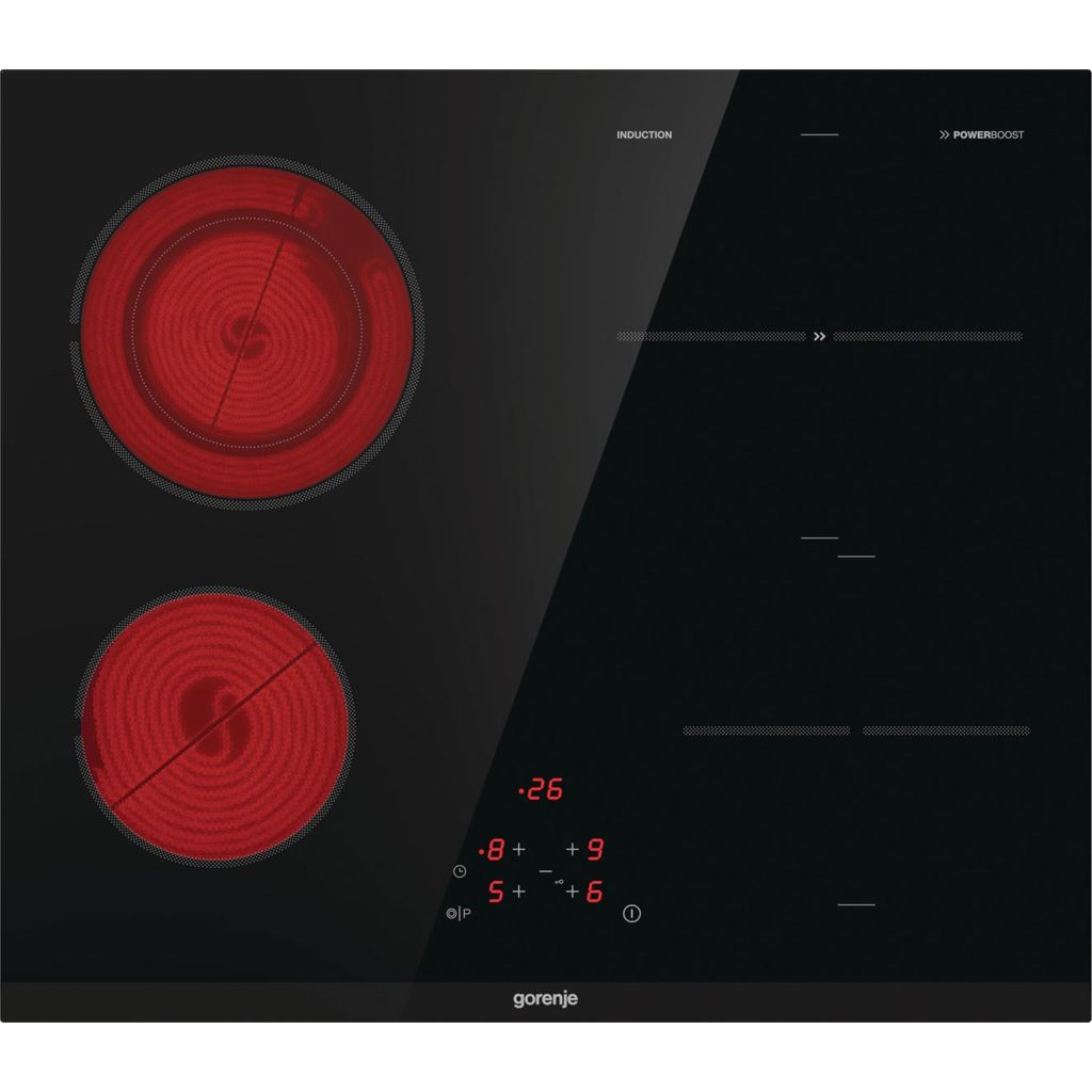 GORENJE Hob combinato (2 induzione + 2 hi-light) ICT641BCSC