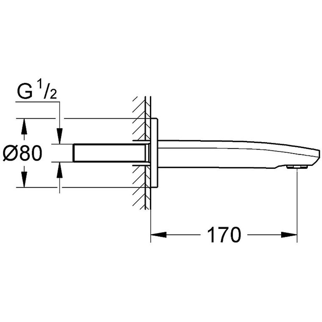 GROHE Portafoglio per vasca Cosmopolitan EUROSTYLE (13276002)