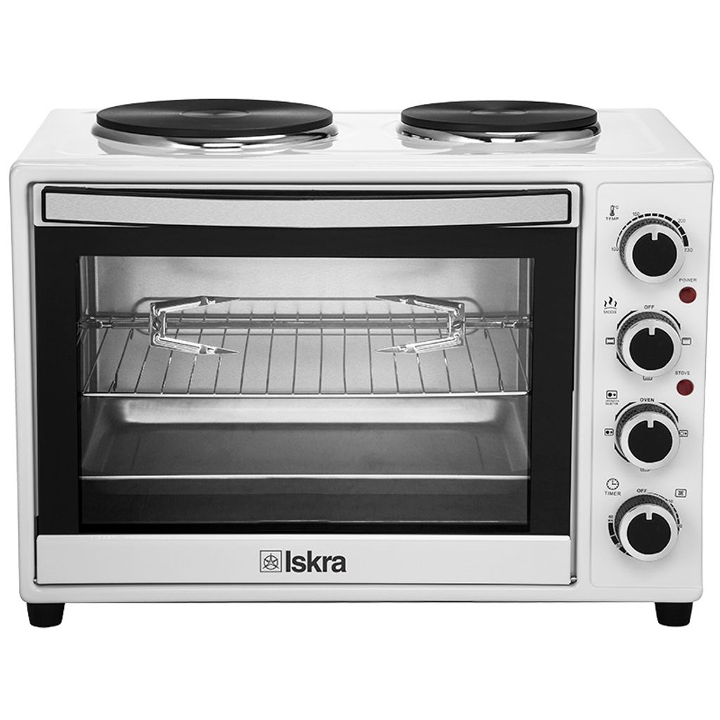 ISKRA mini forno con fornelli HL38RCT - bianco