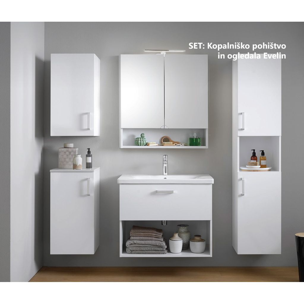 KOLPA SAN mobili da bagno Evelin II 55 con specchio (OUE)