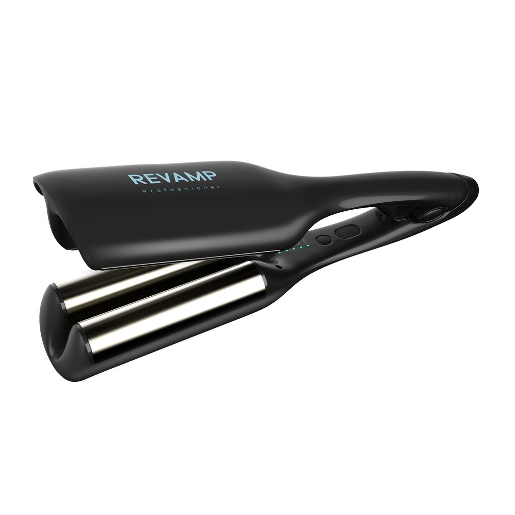 REVAMP Curatore di capelli PROGLOS 2-IN-1 BEACH & VOLUME WAVER WV-3000