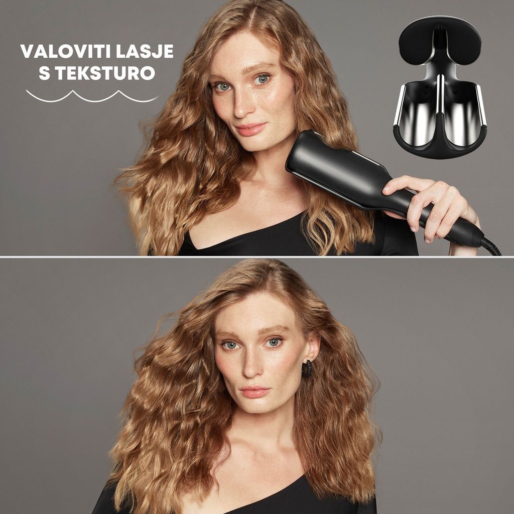 REVAMP Curatore di capelli PROGLOS 2-IN-1 BEACH & VOLUME WAVER WV-3000