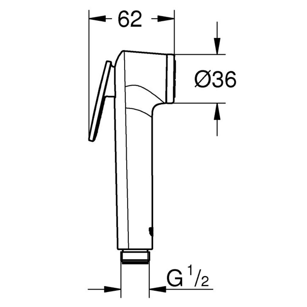 GROHE maniglia doccia TEMPESTA-F Trigger Spray 30 (27512001)