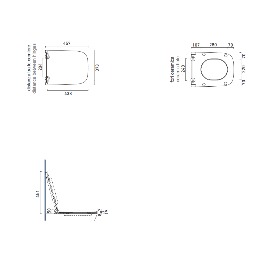 CATALANO Pensione WC con chiusura lenta (5GR55STP00)