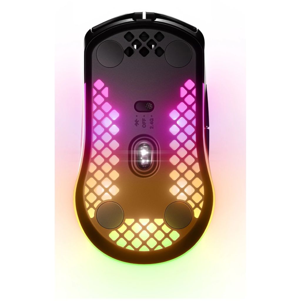 STEELSERIES Mouse da gioco senza fili Aerox 3 - Onyx