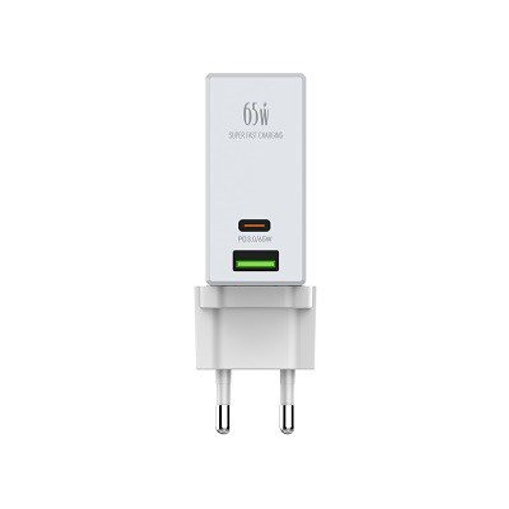 LDNIO caricabatterie 2 PORT (1A1C) 65W 5V 3A A2620C