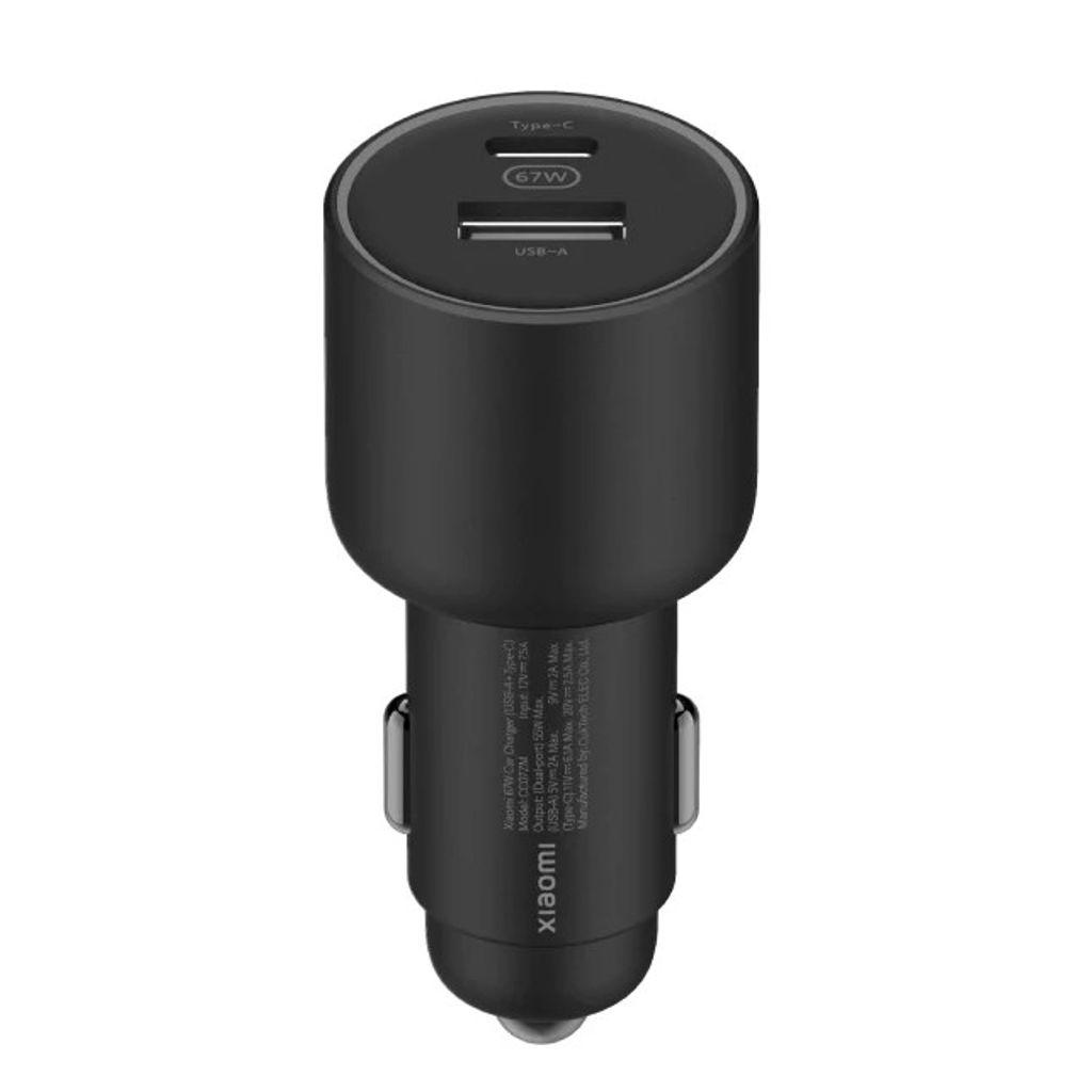 XIAOMI caricabatterie auto 67W Dual-Port (USB A, USB C) 