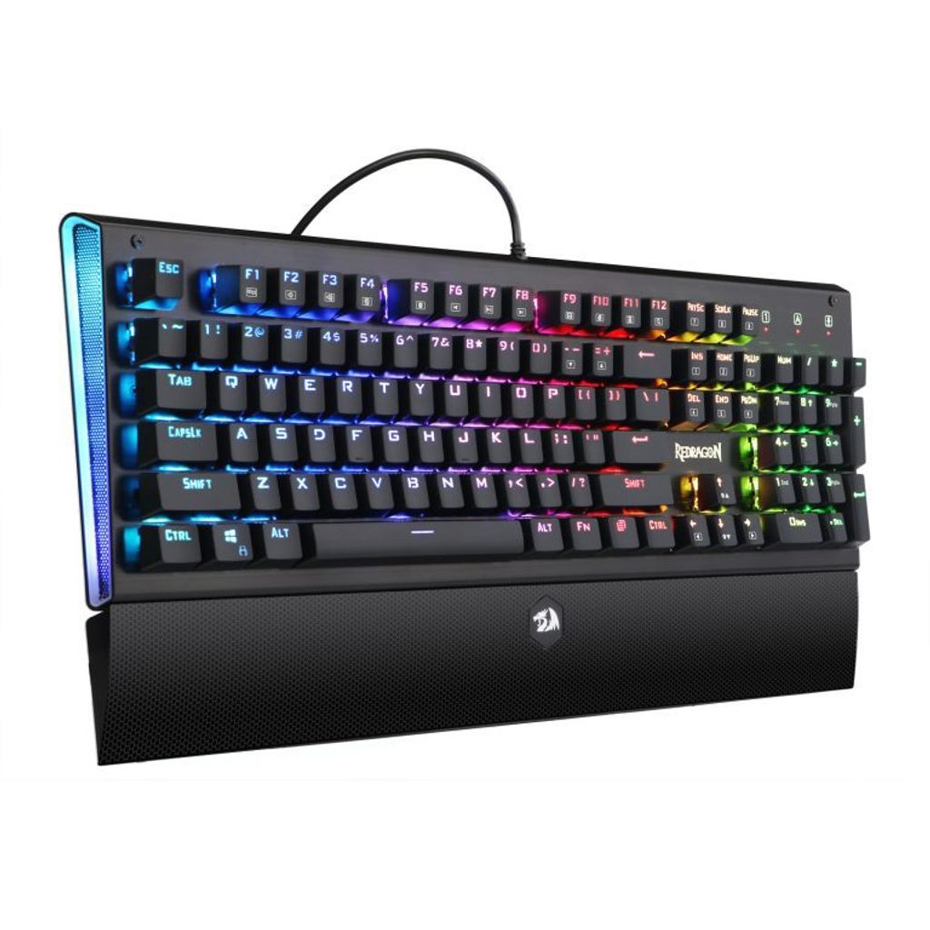 REDRAGON tastiera meccanica del cavo di gioco K569 ARYAMAN RGB, interruttore rosso