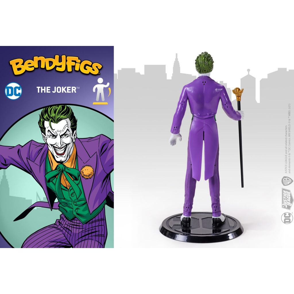 NO COLLECTION - DC - BENDYFIGS - JOKER (COMICS) FIGURA