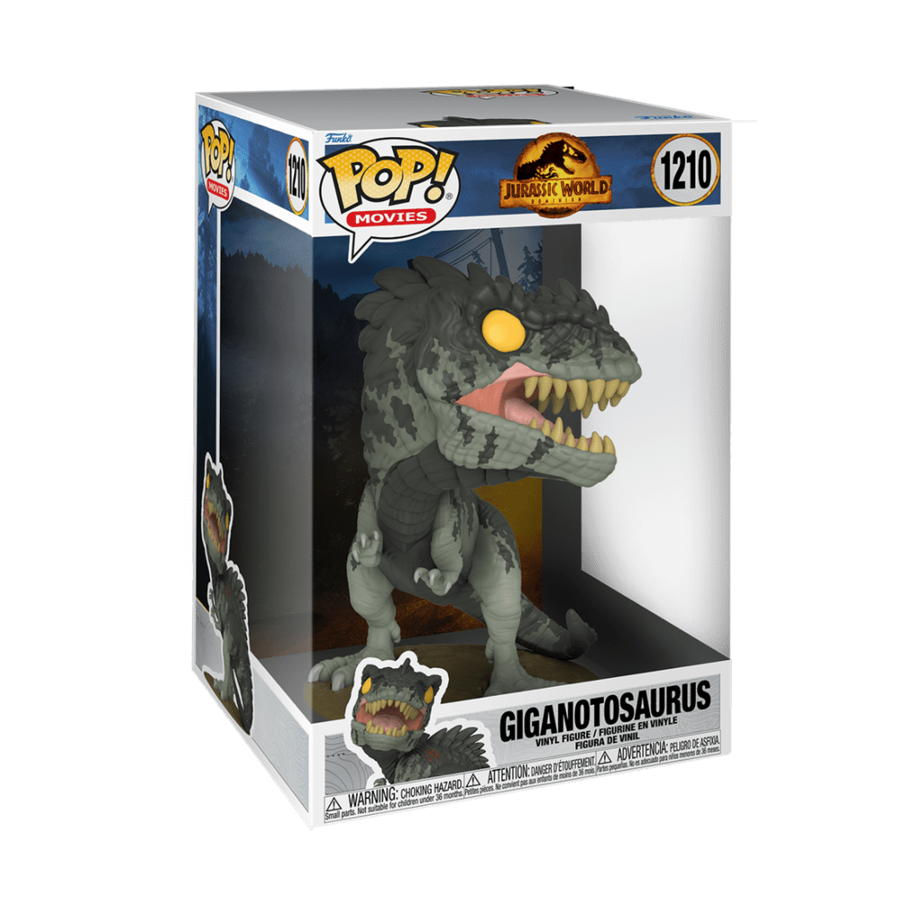 FUNKO POP JUMBO: JURASSIC WORLD 3 - GIGANOTOSAURUS