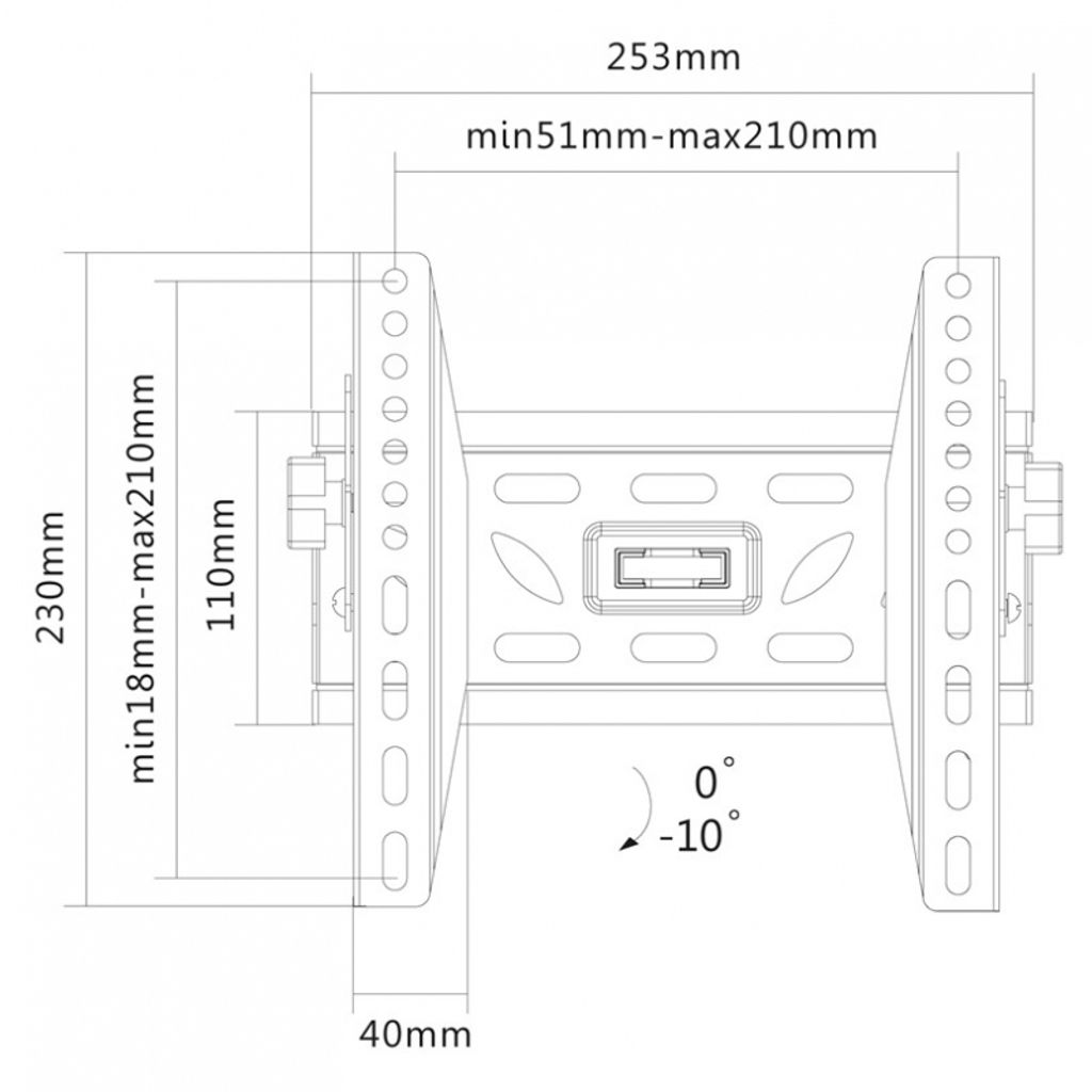 GoGEN TV TILT medium M