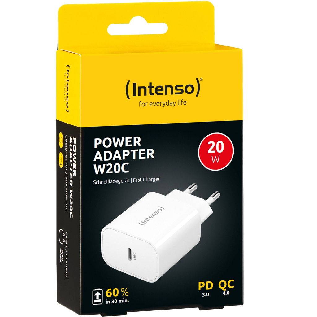 INTENSO Alimentazione 20W con connessione USB-C