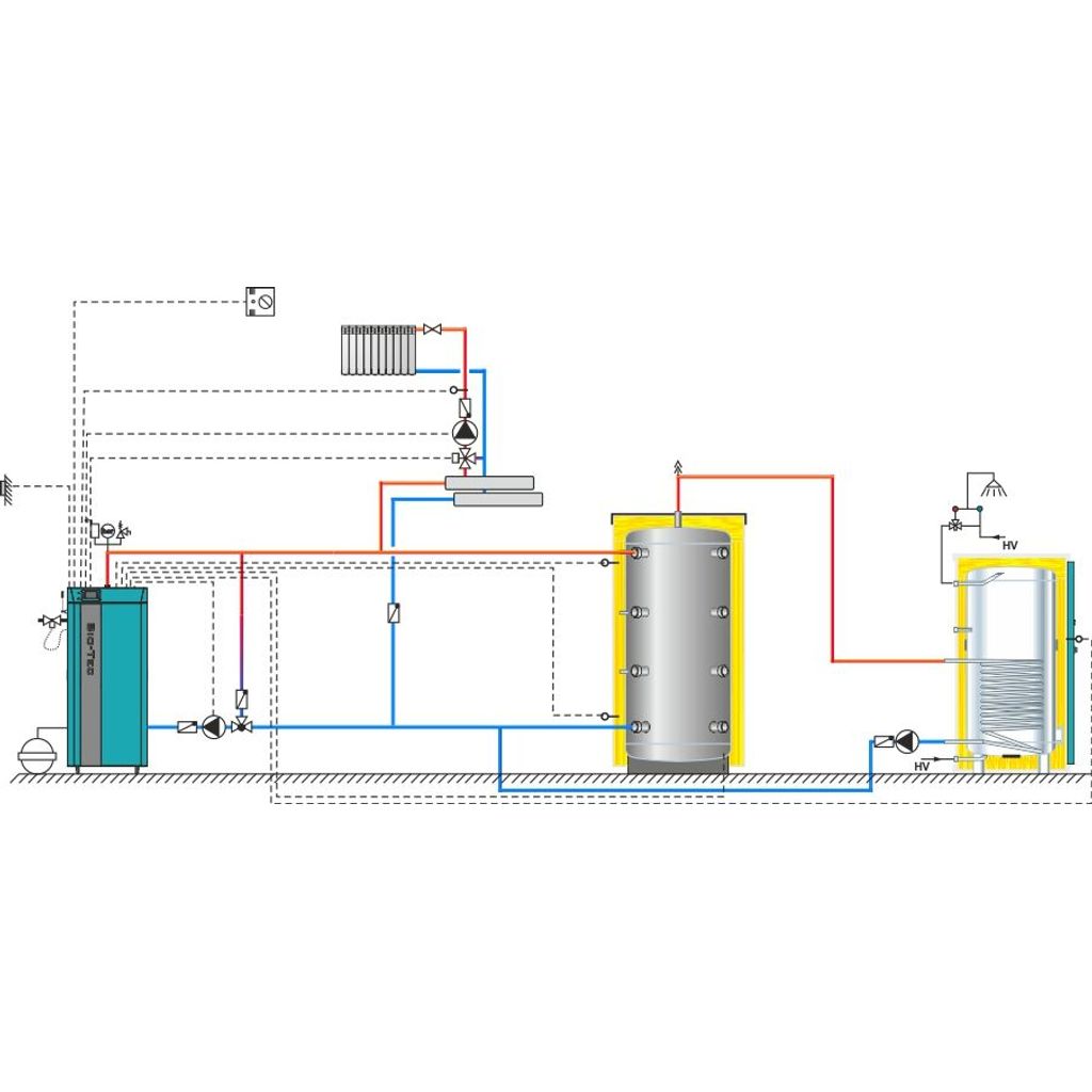 CENTROMETAL Caldaia di gassificazione BIO-TEC-L 45 - Sonda Lambda 