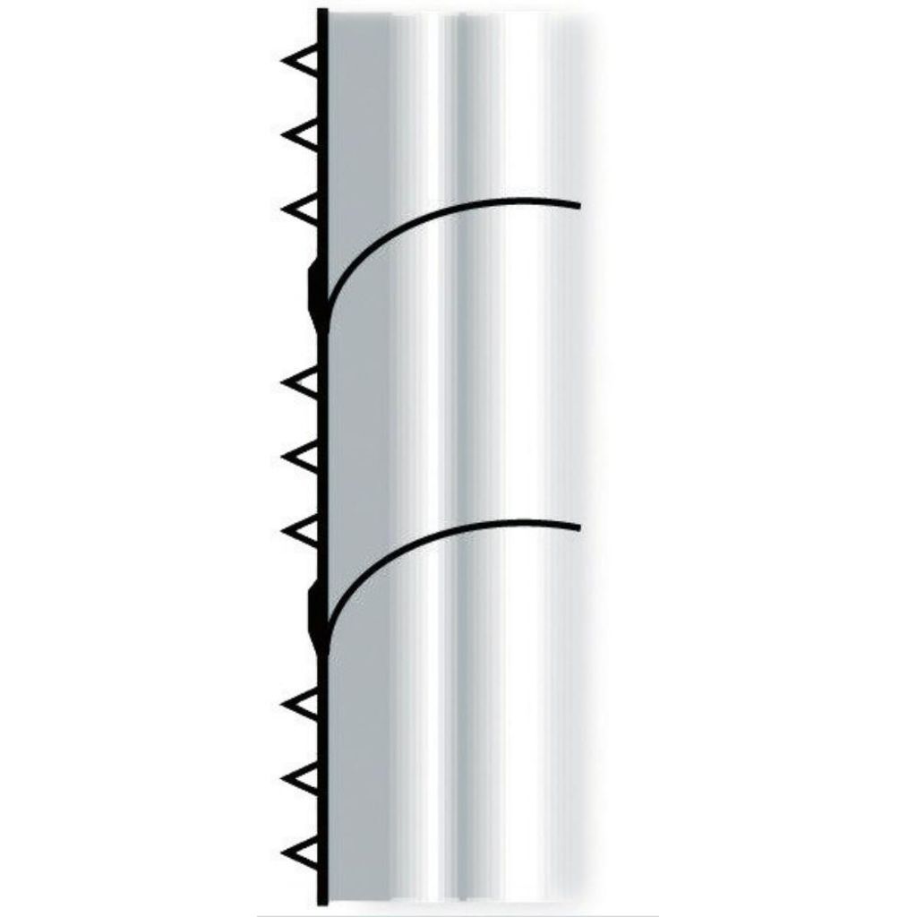 STABILE Tubo flessibile a 2 pareti con superficie liscia interna d. 150 FX316L