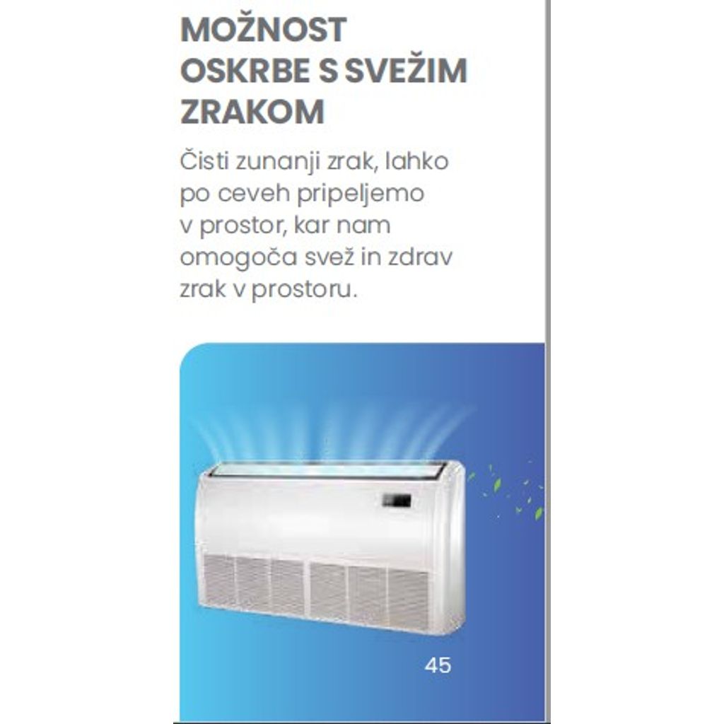 VIVAX pavimento condizionatore d'aria sistema diviso ACP-36CF105AERI+ R32 10,5 kW