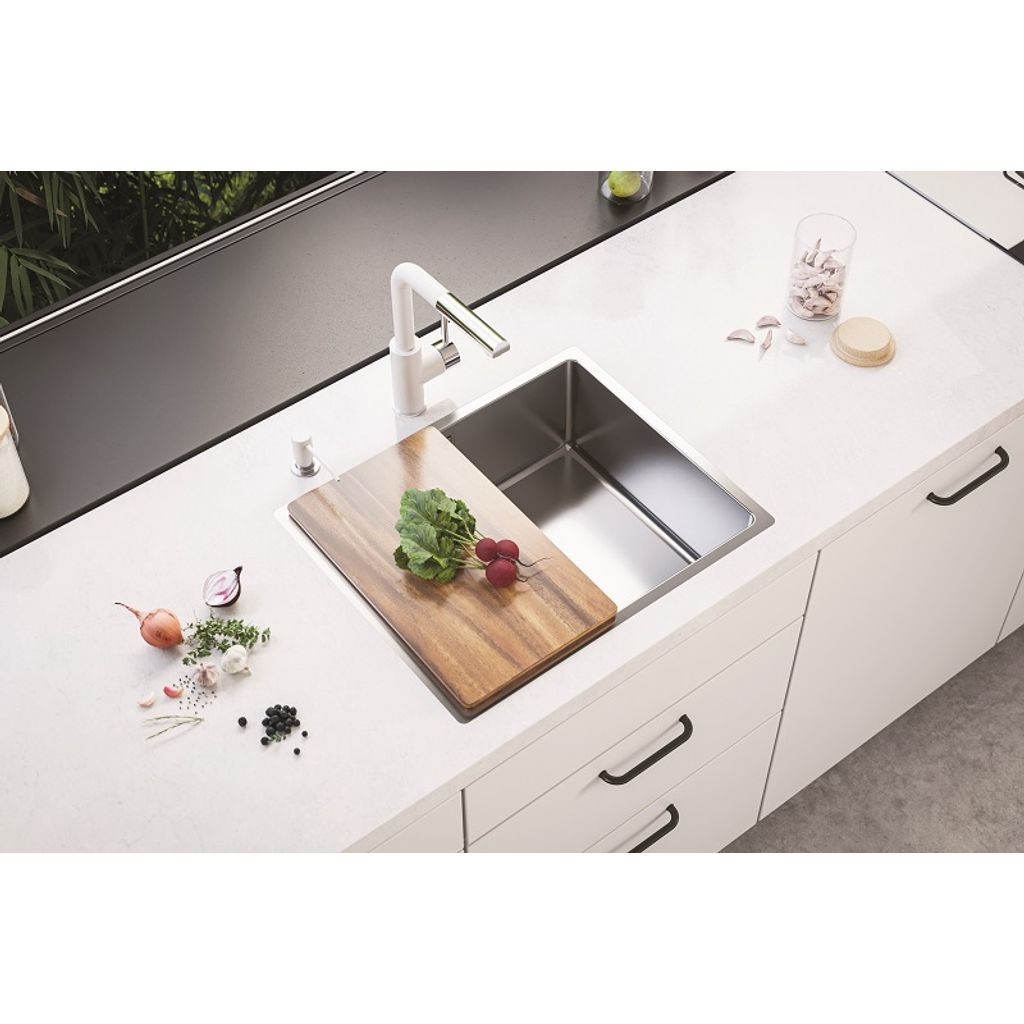 ALVEUS Lavabo singolo Kombino 50 - raso inox (1114489)