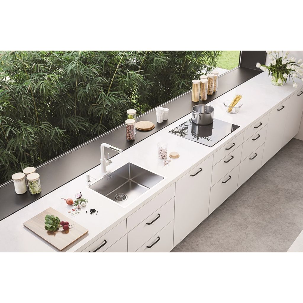 ALVEUS Lavabo singolo Kombino 50 - raso inox (1114489)