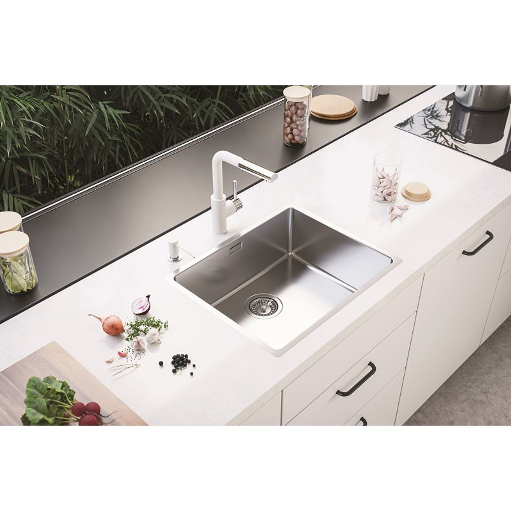 ALVEUS Lavabo singolo Kombino 50 - raso inox (1114489)