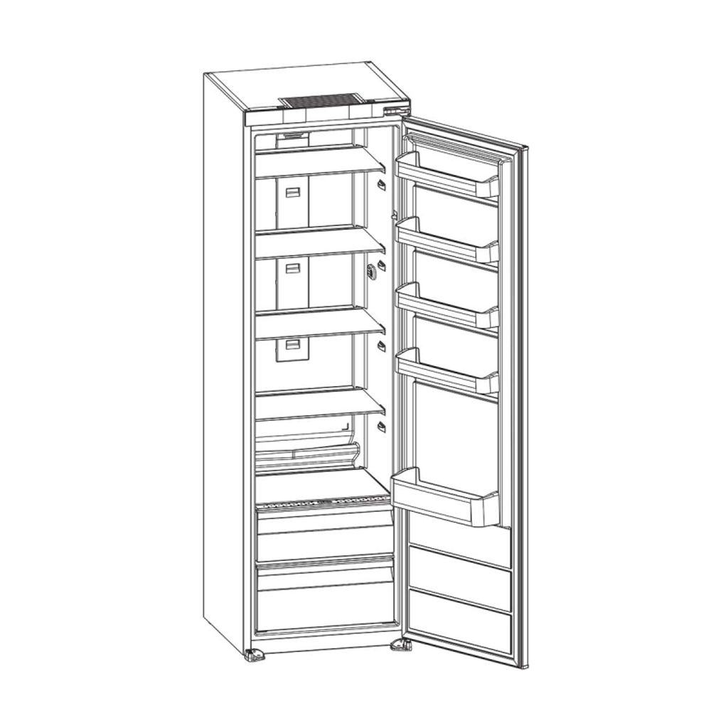 VOX frigorifero integrato IKS 2790 E [E, H: 294 l, V: 177 cm,HumidityControl]