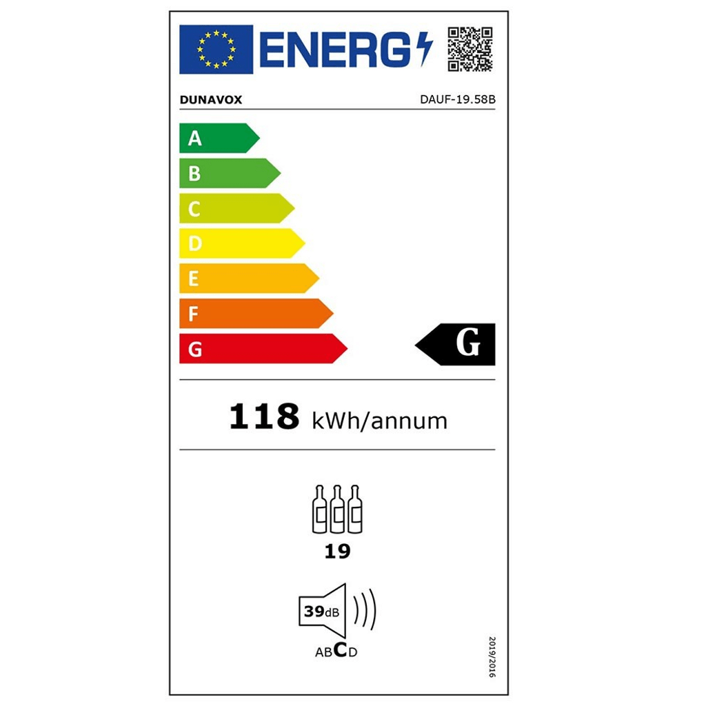 Cassa vino DUNAVOX DAUF-19.58B 